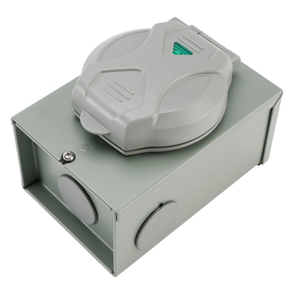 Scatola di ingresso per generatore RV da 50 Ampere NEMA SS2-50P Scatola di ingresso alimentazione 125/250 V