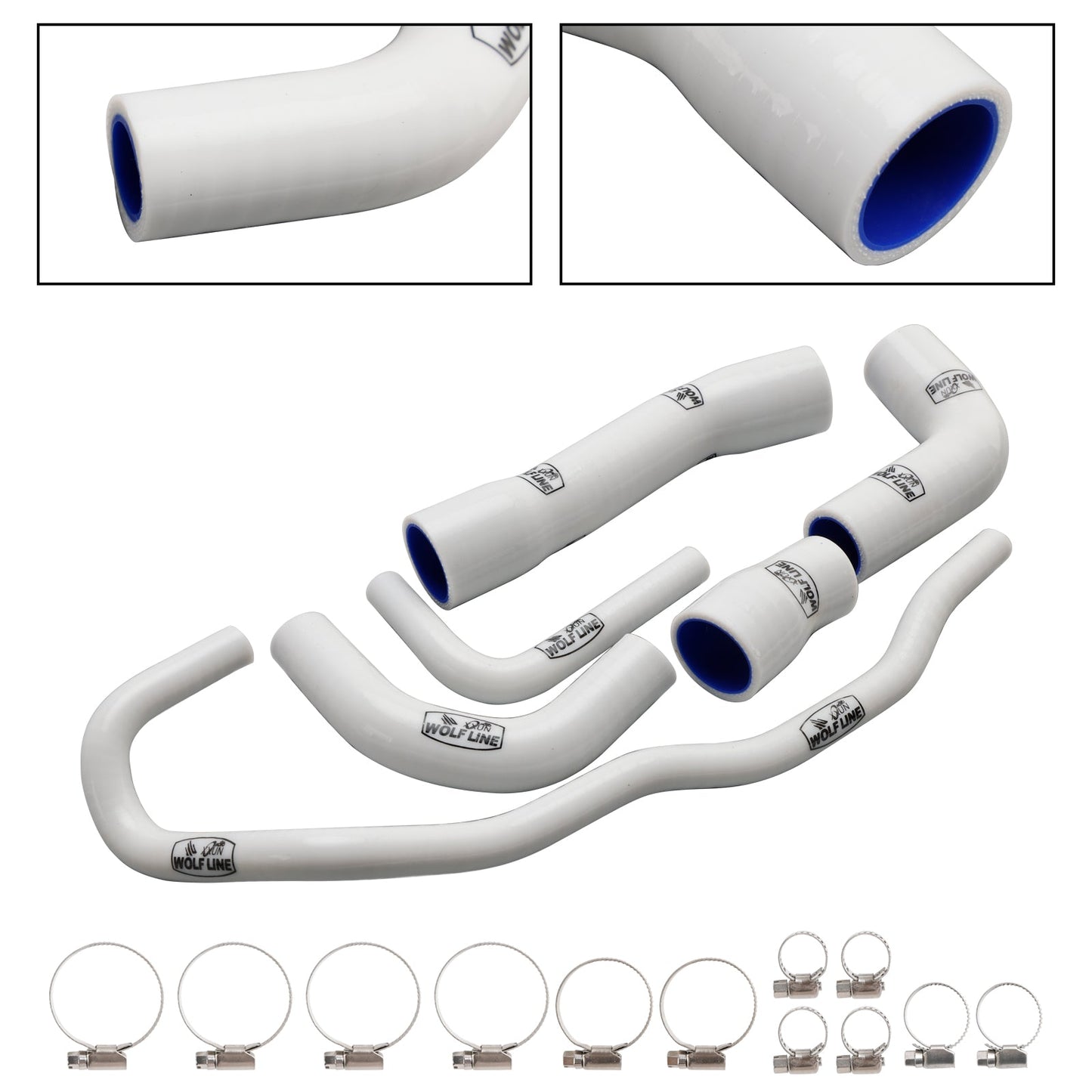 Kit tubo flessibile refrigerante radiatore in silicone BMW S1000XR 2021-2024