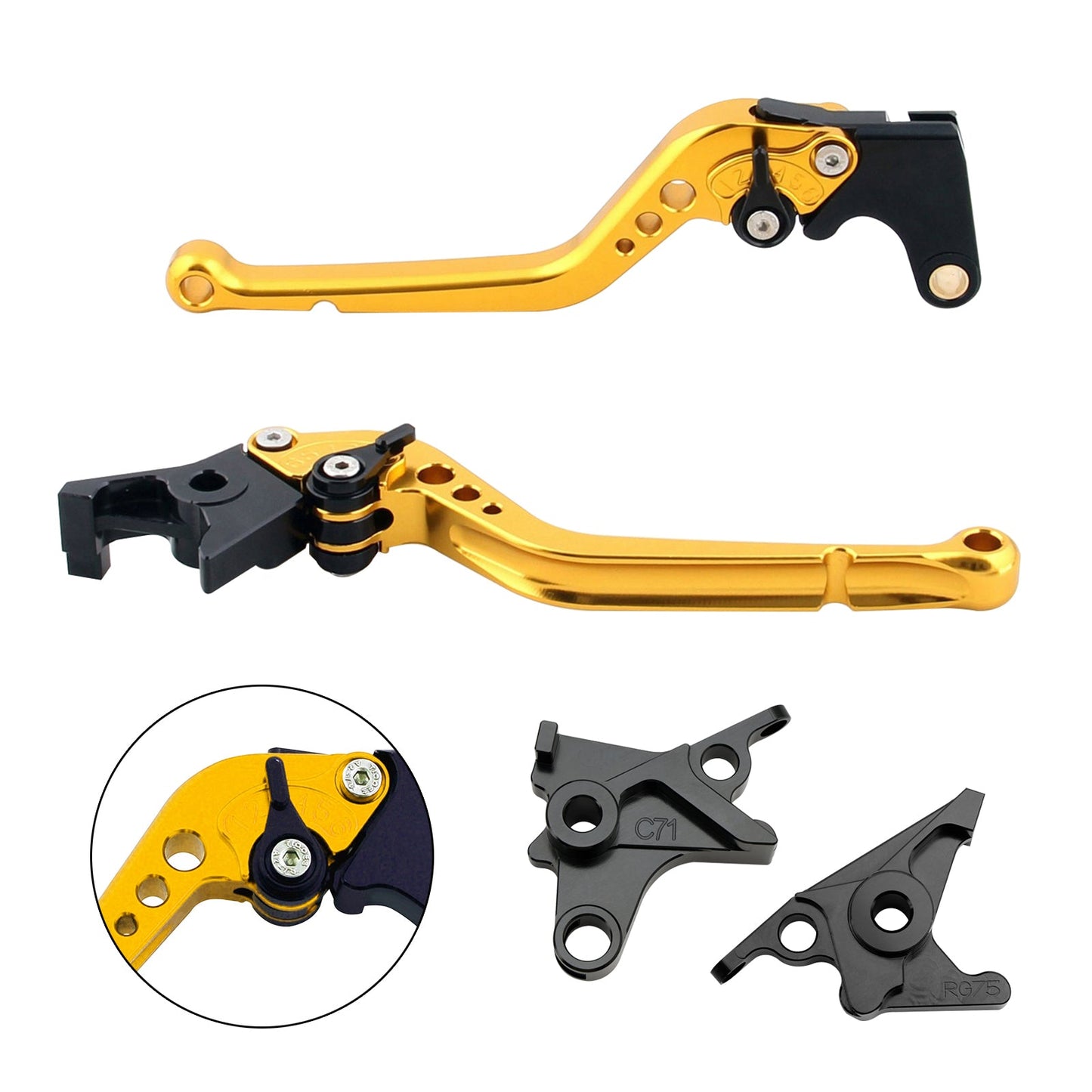 Leva frizione freno lunga adatta per BMW R NINE T /PURE/RACER 2017-2023