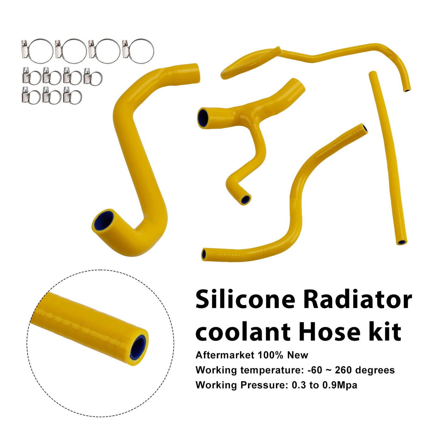 Tubo flessibile del liquido di raffreddamento del radiatore in silicone Aprilia Tuareg 660 2022-2025
