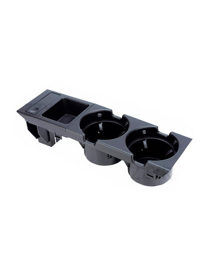 Portabicchieri e portamonete per console centrale anteriore nera 51168217953 per BMW E46