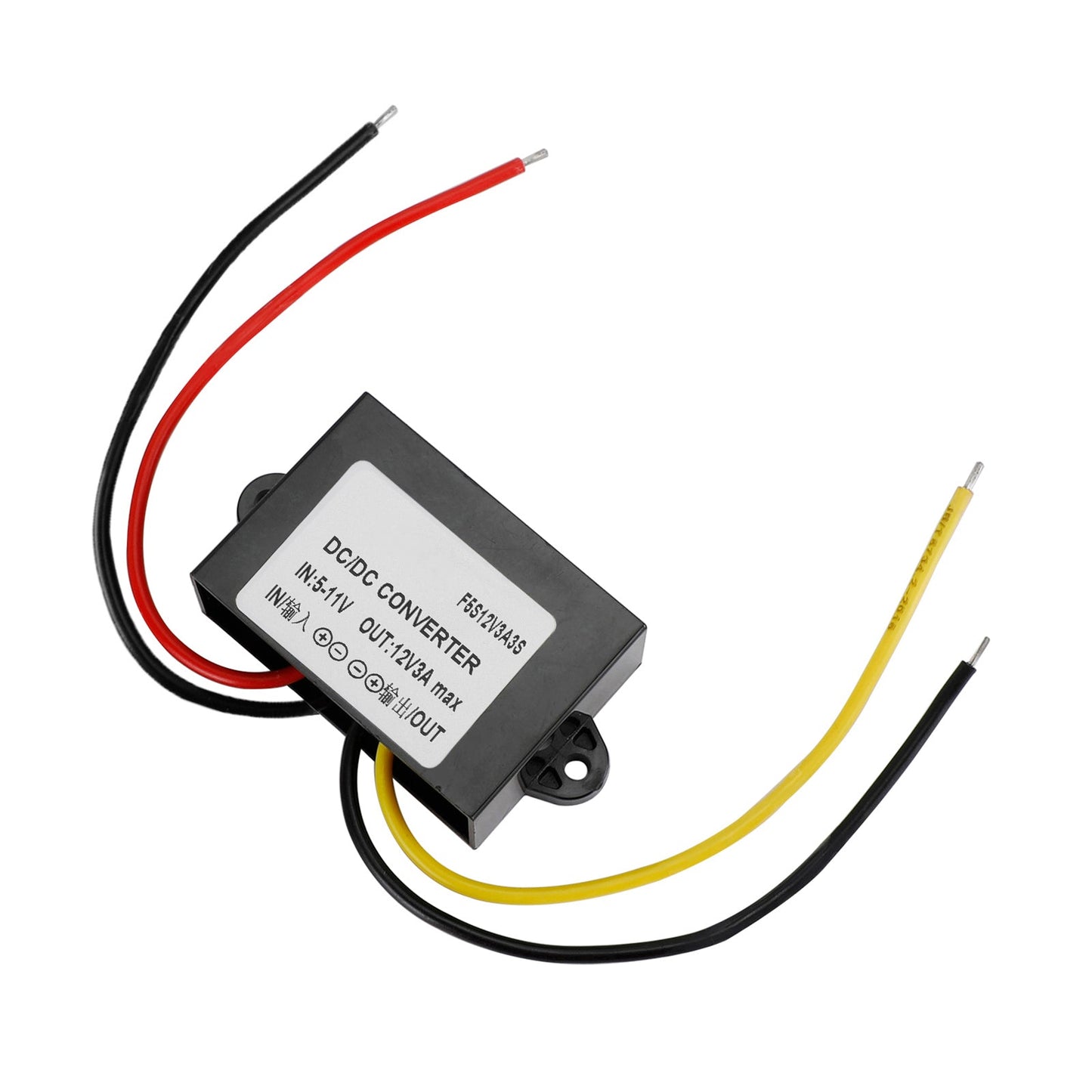 Convertitore step-up DC-DC impermeabile da 3 A, 6 V a 12 V, modulo di alimentazione per auto