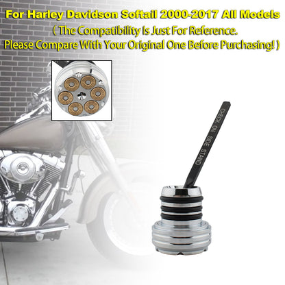 Tappo del serbatoio dell'astina di livello dell'olio per Softail 2000-2017 tutti i modelli