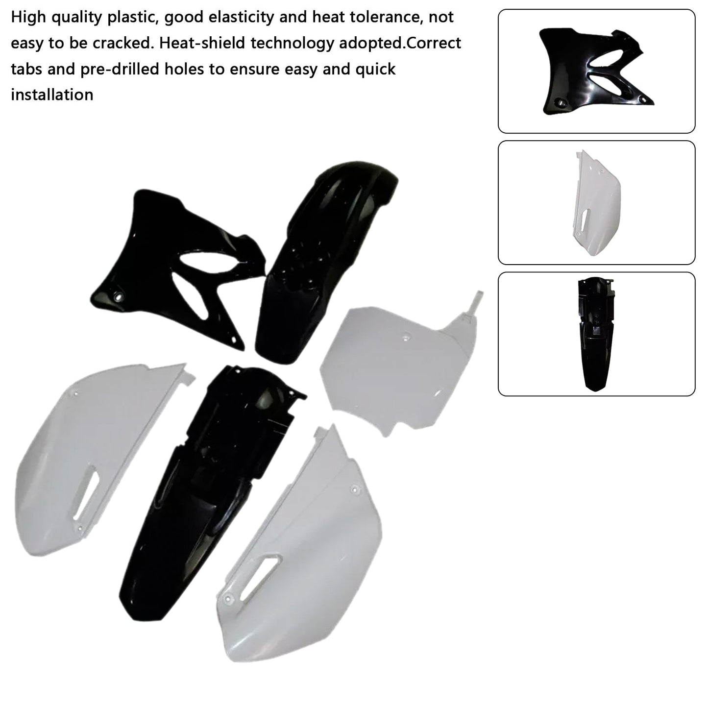 Kit di carenatura in plastica per parafango per Yamaha YZ85 2002-2014