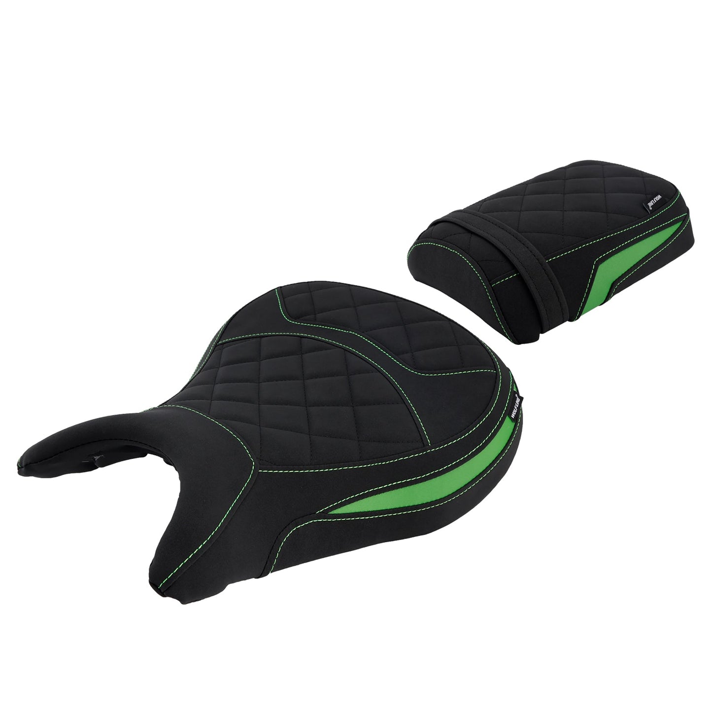 Kit sella pilota e passeggero posteriore inferiore verde per Kawasaki Eliminator 500 2024-2025