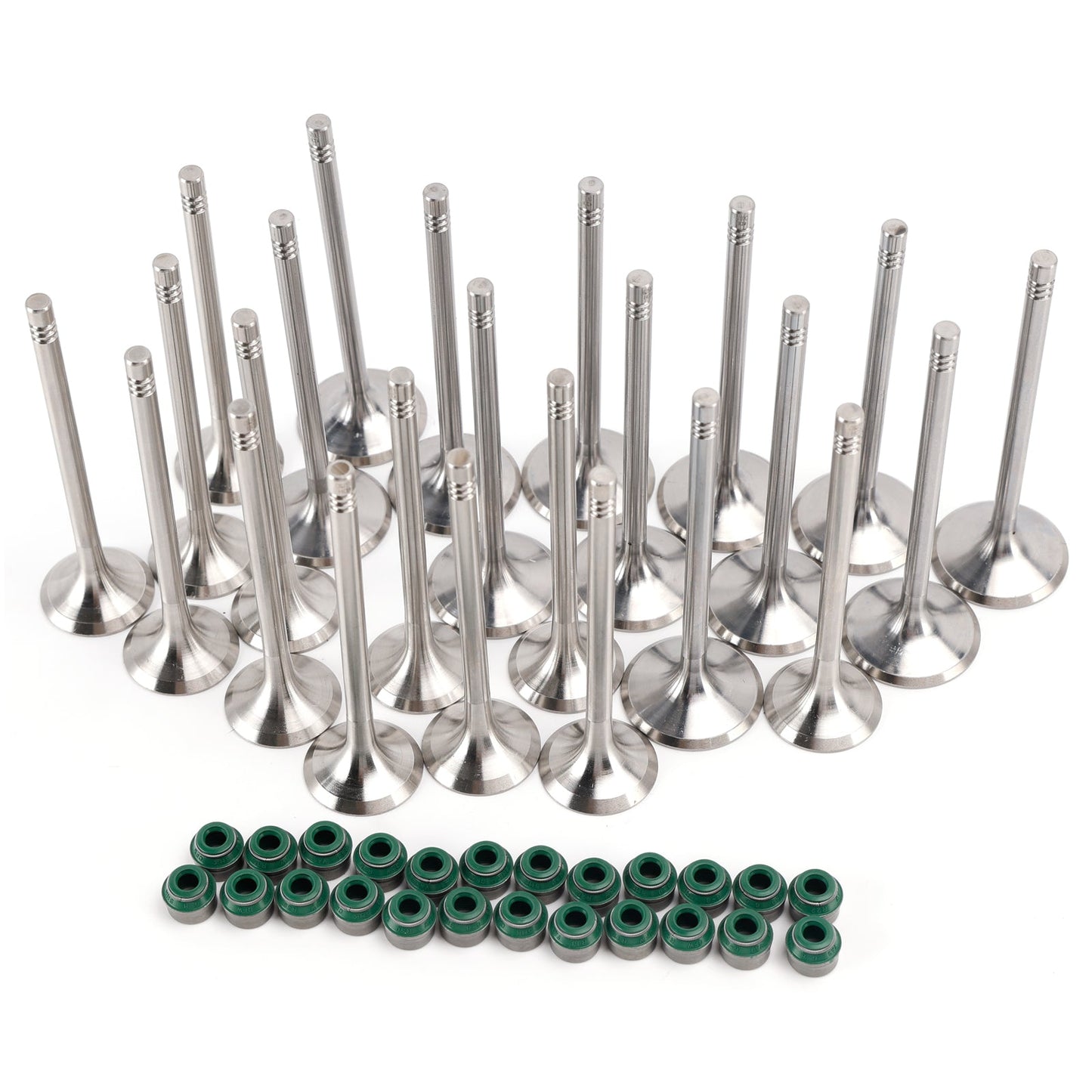Set di 24 valvole di aspirazione e scarico 06E109601E per Audi A4 A5 A6 A7 A8 Q5 Q7 3.0T