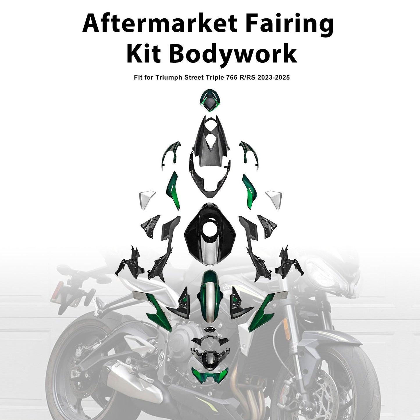 Kit di carene stampate a iniezione per Street Triple 765 R/RS 2023-2025