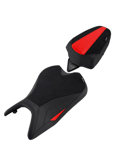 2024-2025 Per Aprilia Rs457 Rs 457 Parte anteriore inferiore con sedile posteriore conducente passeggero nero