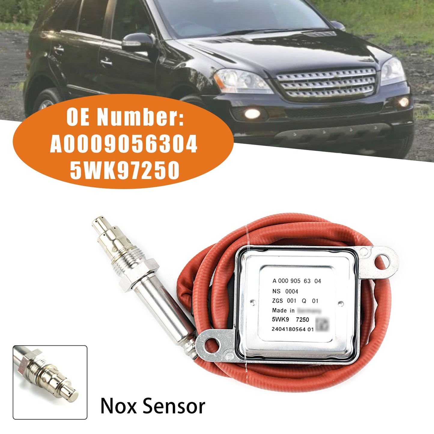 Sensore di ossido di azoto A0009056304 5WK97250 per Mercedes W463 W164 W166 W205 W212 W222