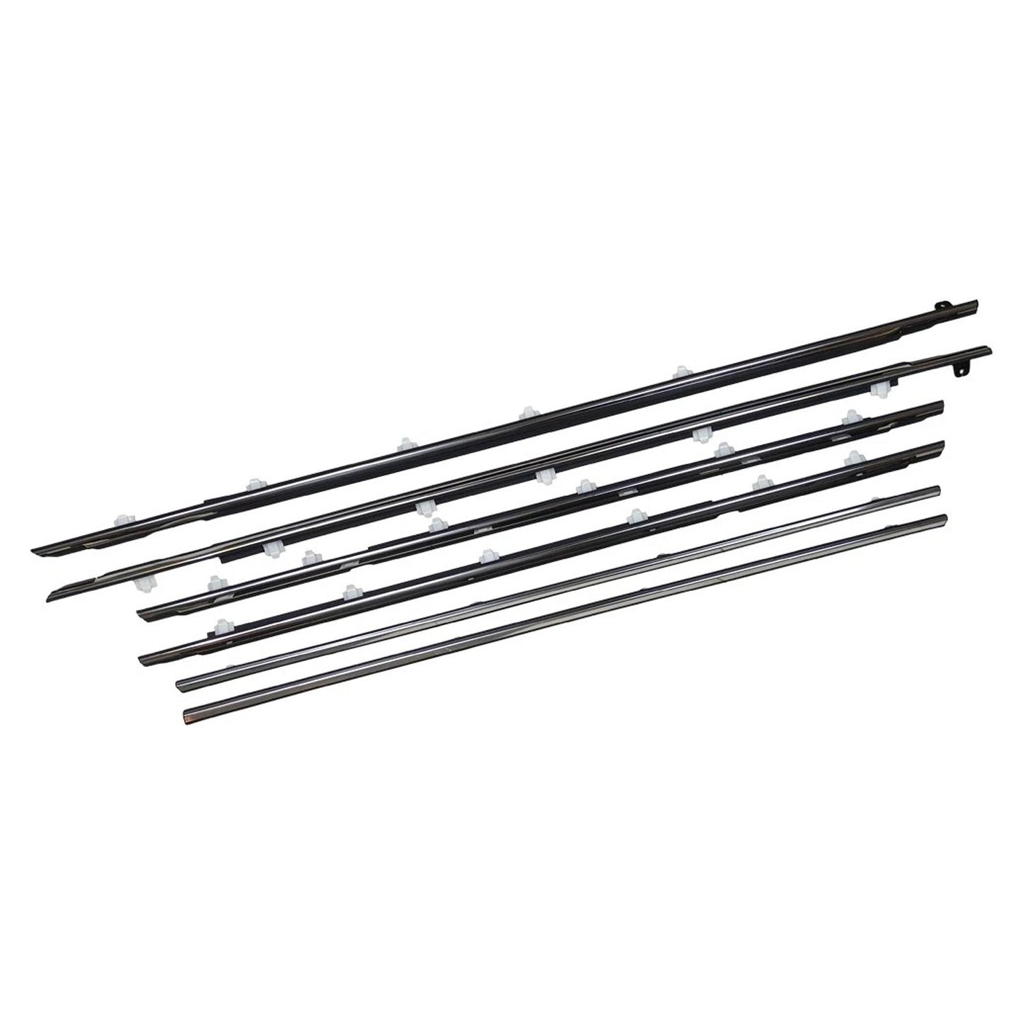 6 pezzi di modanatura per cintura porta adatta per Toyota Land Cruiser serie 80 1991-1997