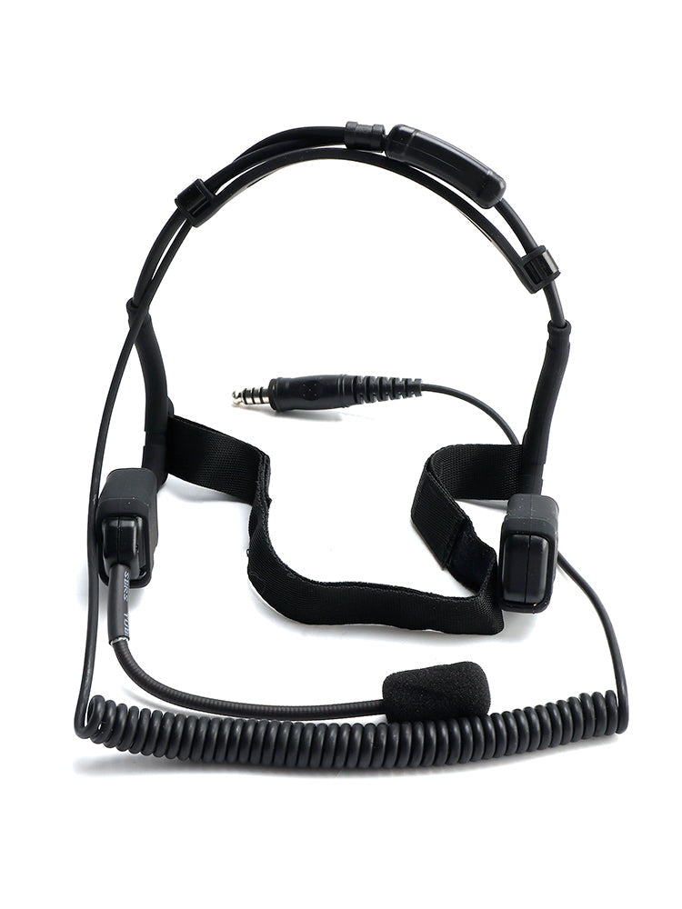7.1-C9 Cuffie tattiche avanzate con gancio auricolare e connettore grande per montaggio posteriore, compatibili con Bone