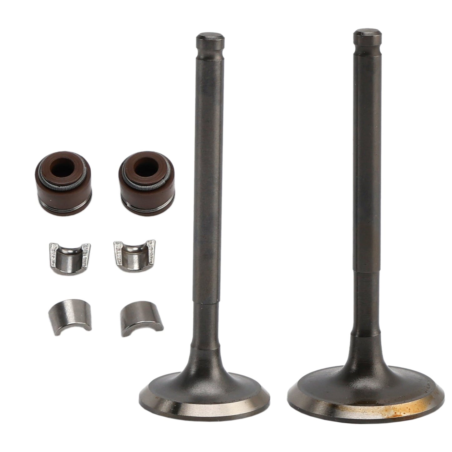 SET VALVOLE DA 66MM ASPIRAZIONE E SCARICO PER GY6 150CC 157QMJ JONWAY ROKETA BAJA SUNL