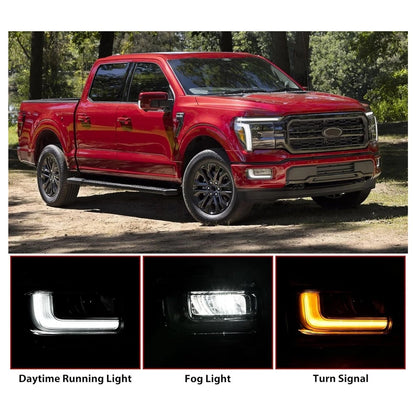 Faro fendinebbia anteriore destro a LED per Ford F150 2024-2025, codice RL3415A254AB RL3Z-15200-A