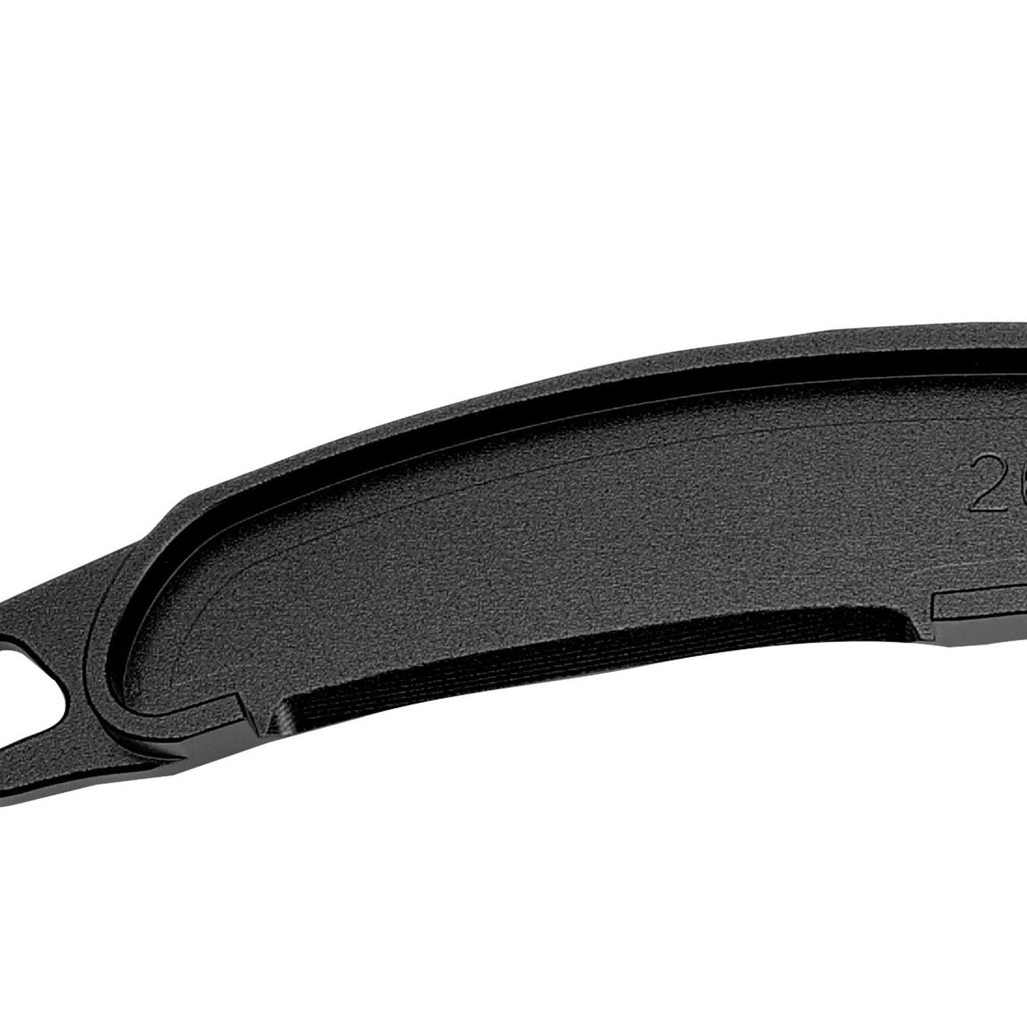 Palette del cambio al volante per Mitsubishi ASX 2013-15 in alluminio nero