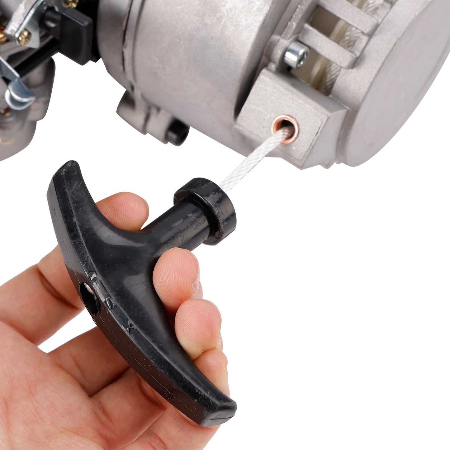 Motore a benzina a 2 tempi da 49 cc con avviamento elettrico per mini quad da cross