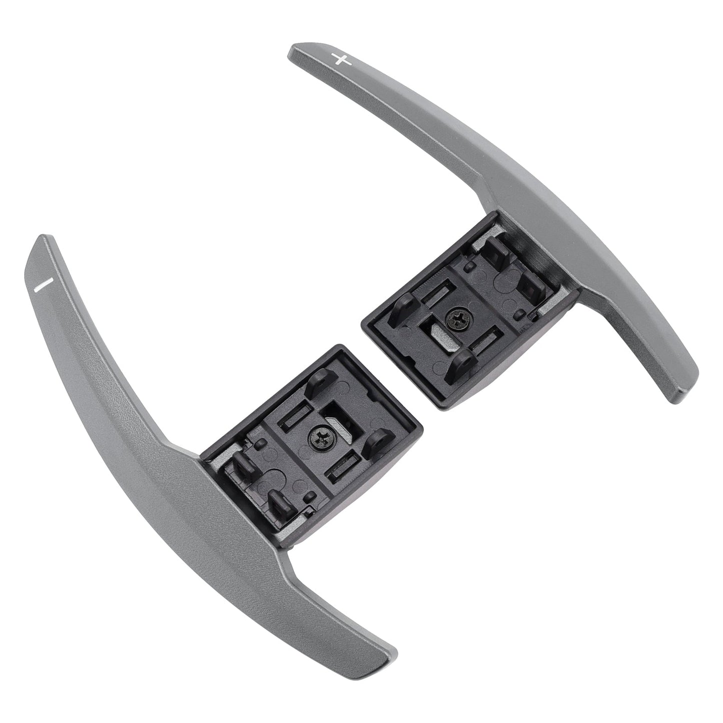Estensione del cambio al volante per BMW Serie F F30 F31 F32 F10 X3 X5 Grigio alluminio