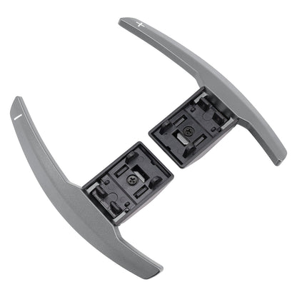 Estensione del cambio al volante per BMW Serie F F30 F31 F32 F10 X3 X5 Grigio alluminio