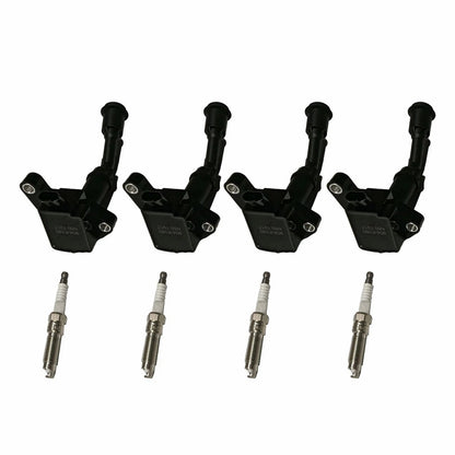 2014-2020 Per Ford Fusion l4 1.5l 4 bobine di accensione + 4 candele UF735 DS7Z12029B 4X Bobine di accensione + 4X candele