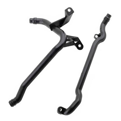 2*Tubo di ingresso del liquido di raffreddamento per riscaldatore motore ad acqua per BMW E46 E83 X3 E53 X5