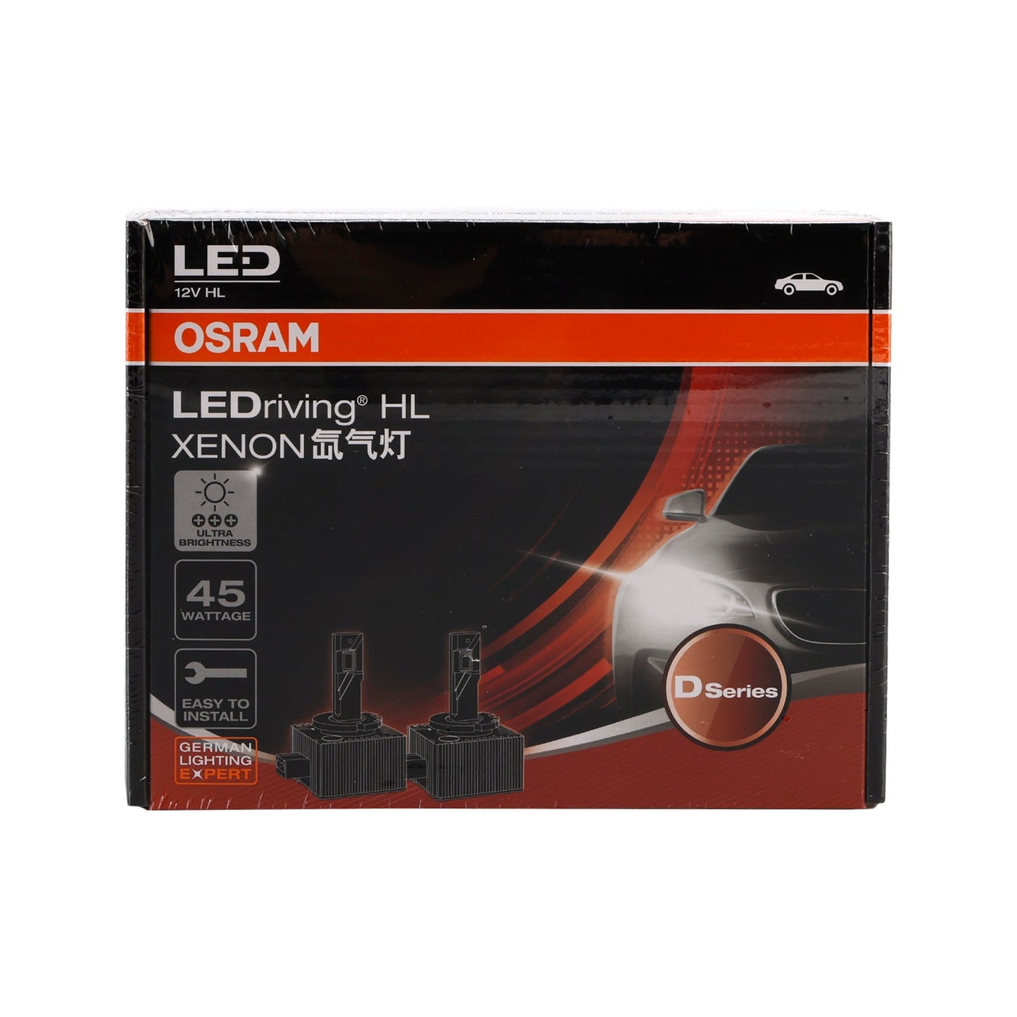 2 pezzi di luci per auto LED-HL D1S 166140CW 45W 6000K per OSRAM