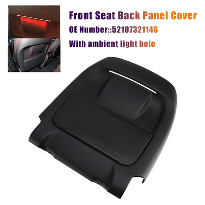 Copertura del pannello posteriore del sedile anteriore 52107321146 per BMW X5 F15 X6 M F86 2014-2018