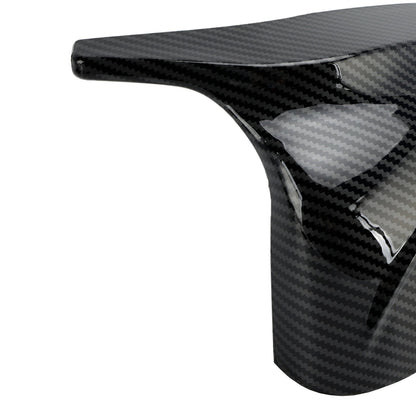 Copri specchietti retrovisori esterni in fibra di carbonio lucida per BMW x3/x4/ix3 2018-2022, 2 pezzi