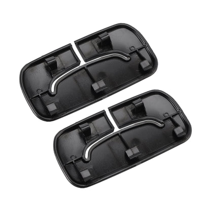 2 cornici nere per cinture di sicurezza posteriori 1AP31DX9AA per Jeep Wrangler JK 2011-2018