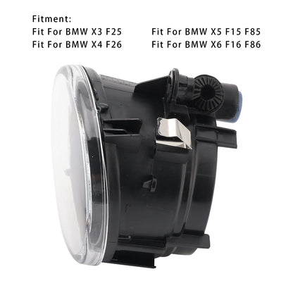 1 pz. Fari fendinebbia anteriori sinistri senza lampadine per BMW X3 X4 X5 X6 63177238787