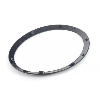 2 pezzi di anelli di finitura per fari anteriori neri lucidi per Mini Cooper F55 F56 F57 2014-2021