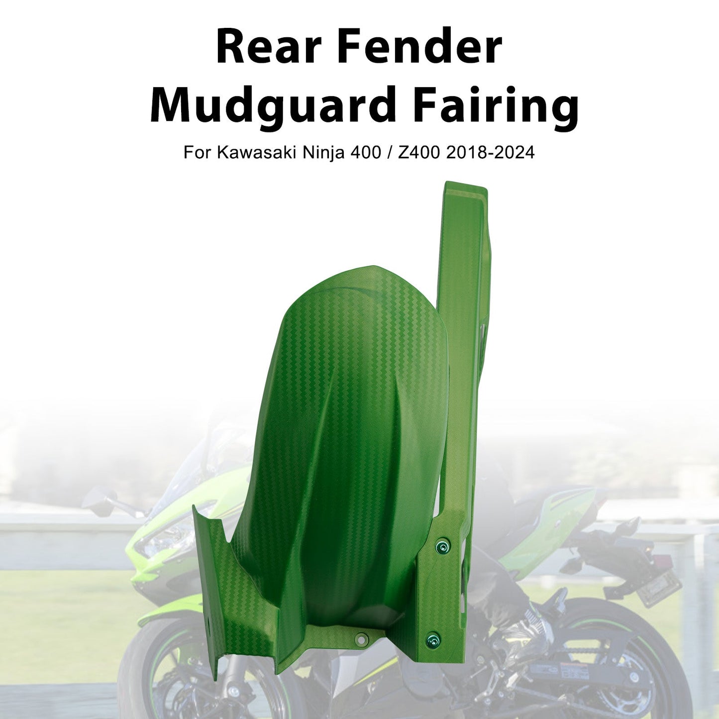Parafango posteriore per Kawasaki Ninja 400 Z400 Ninja 500 Z500 2018+