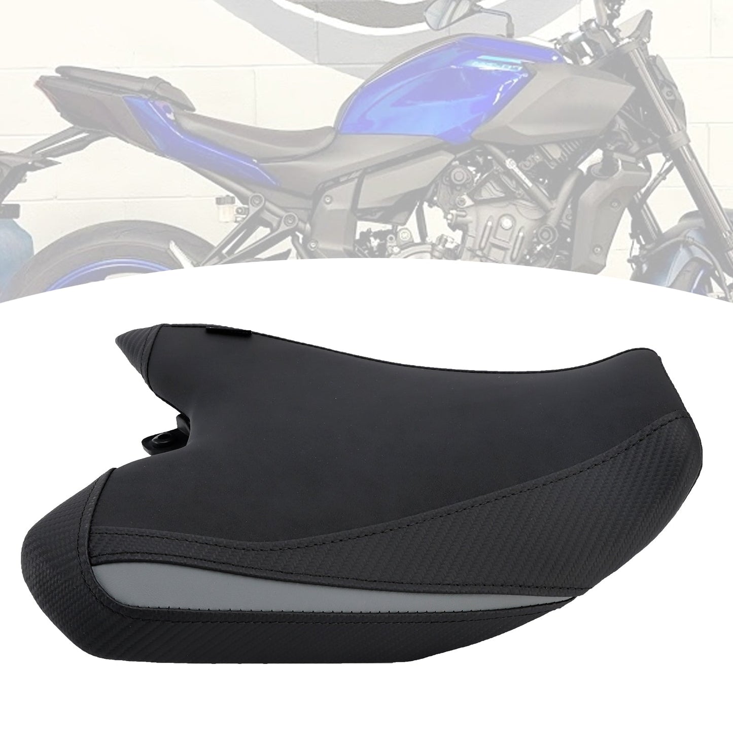 Cuscino per sedile anteriore Raider Yamaha Mt-07 Mt 07 Fz-07 2025+ in poliuretano nero