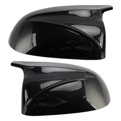Copri specchietti retrovisori esterni in fibra di carbonio lucida per BMW x3/x4/ix3 2018-2022, 2 pezzi