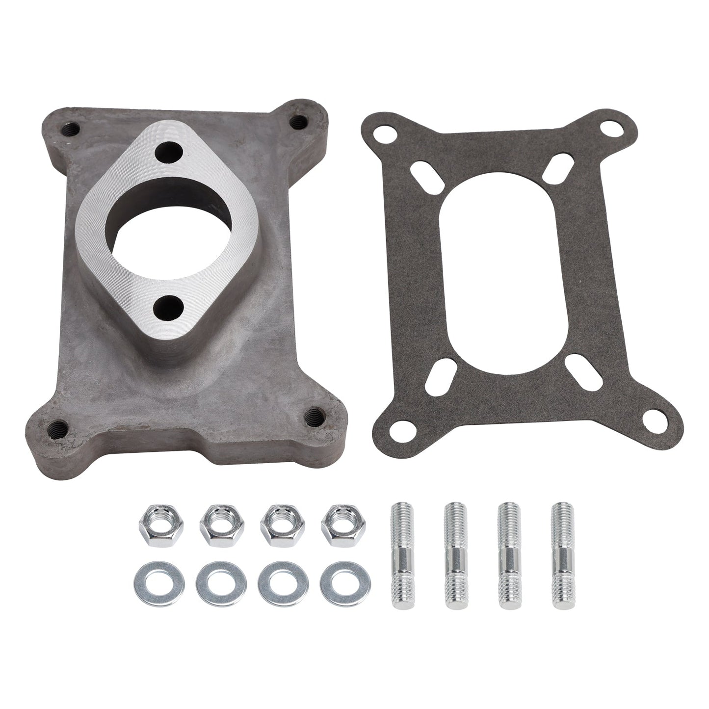 Adattatore per carburatore ad alte prestazioni in alluminio naturale 2044 One 2044