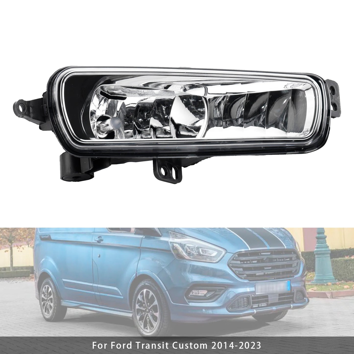 1 pz. Fendinebbia anteriore destro con lampadine per Ford Transit MK8 V363 2014-2023