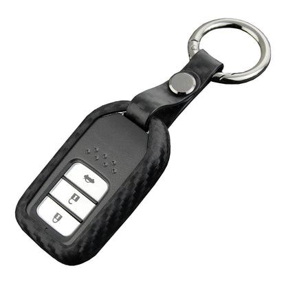 Custodia in pelle e silicone per chiave auto con fibbia per Honda