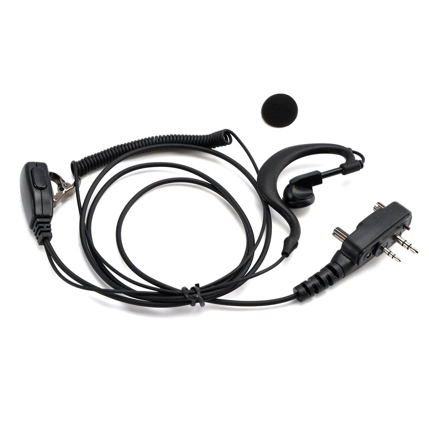 Cuffie con gancio auricolare curvo ICOM F1000-011 per ICOM A16 IC-F3230 F4230D F1100 F2100D