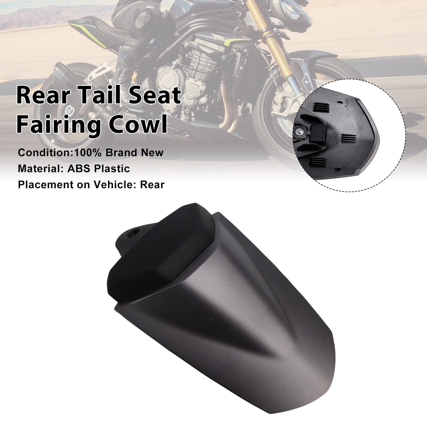 2025-2026 Per Speed Triple 1200 RS Copertura cupolino posteriore sella