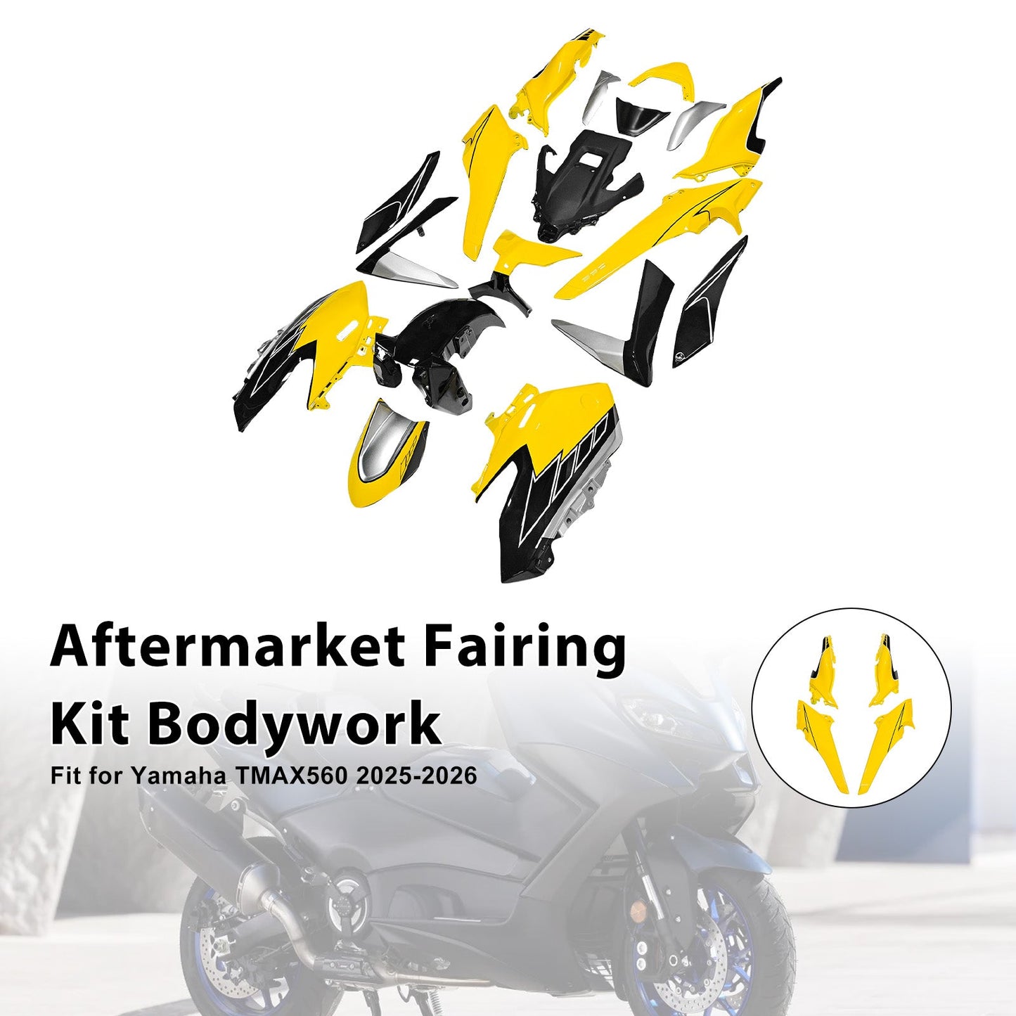 Kit di carene iniettate per Yamaha TMAX560 2025-2026