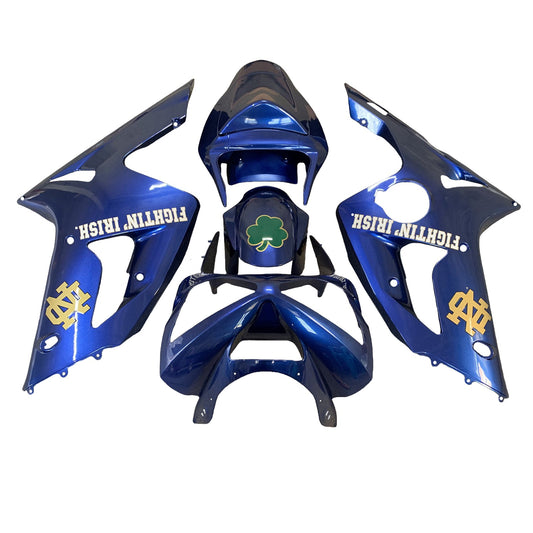 Kit carenatura iniezione in plastica ABS adatto per Kawasaki ZX6R 636 2003-2004