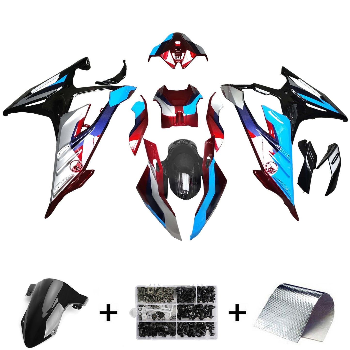 Kit carenatura iniezione BMW S1000RR 2023-2024 Carrozzeria plastica ABS