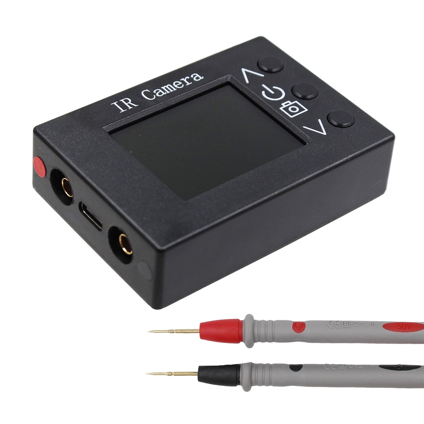 Tester di temperatura con telecamera a infrarossi 2 in 1, termocamera con sensore di immagine da 1,8 pollici