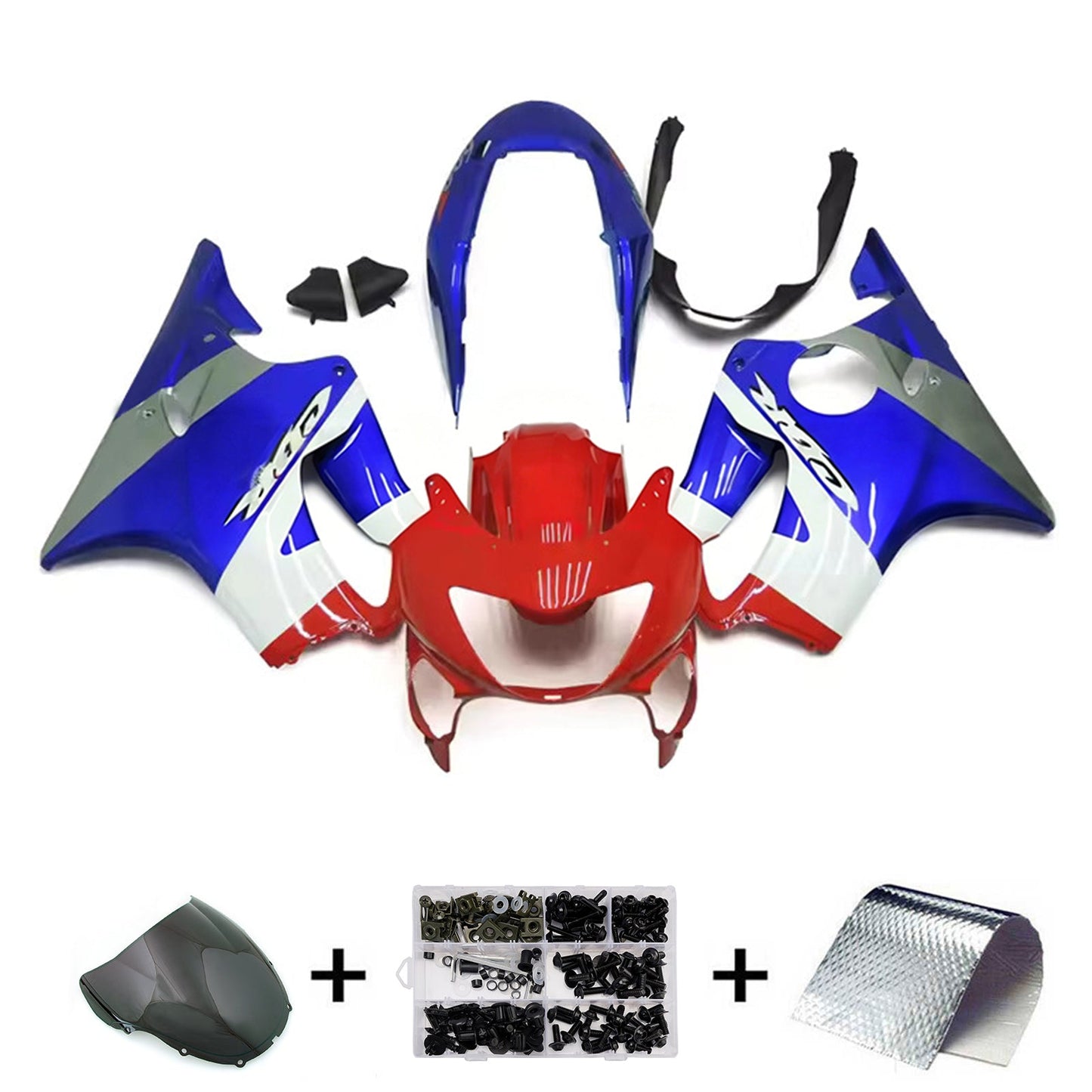 Kit di carene in plastica ABS stampate a iniezione per Honda CBR600 F4 1999-2000