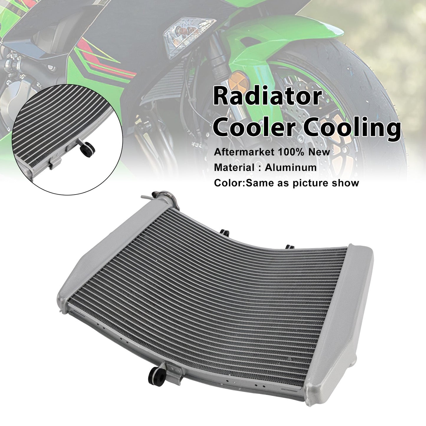 Radiatore di raffreddamento motore per Kawasaki ZX-6R ZX6R 2013-2023