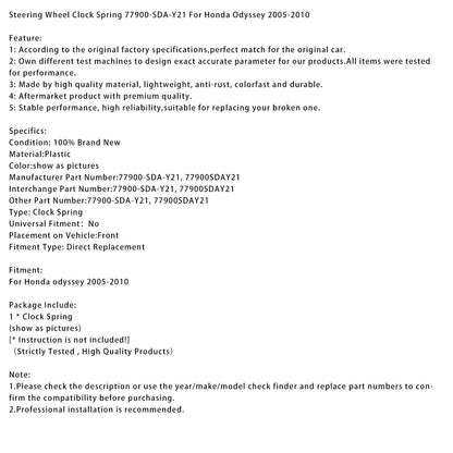 Molla di regolazione del volante Honda Odyssey 2005-2010 77900-SDA-Y21