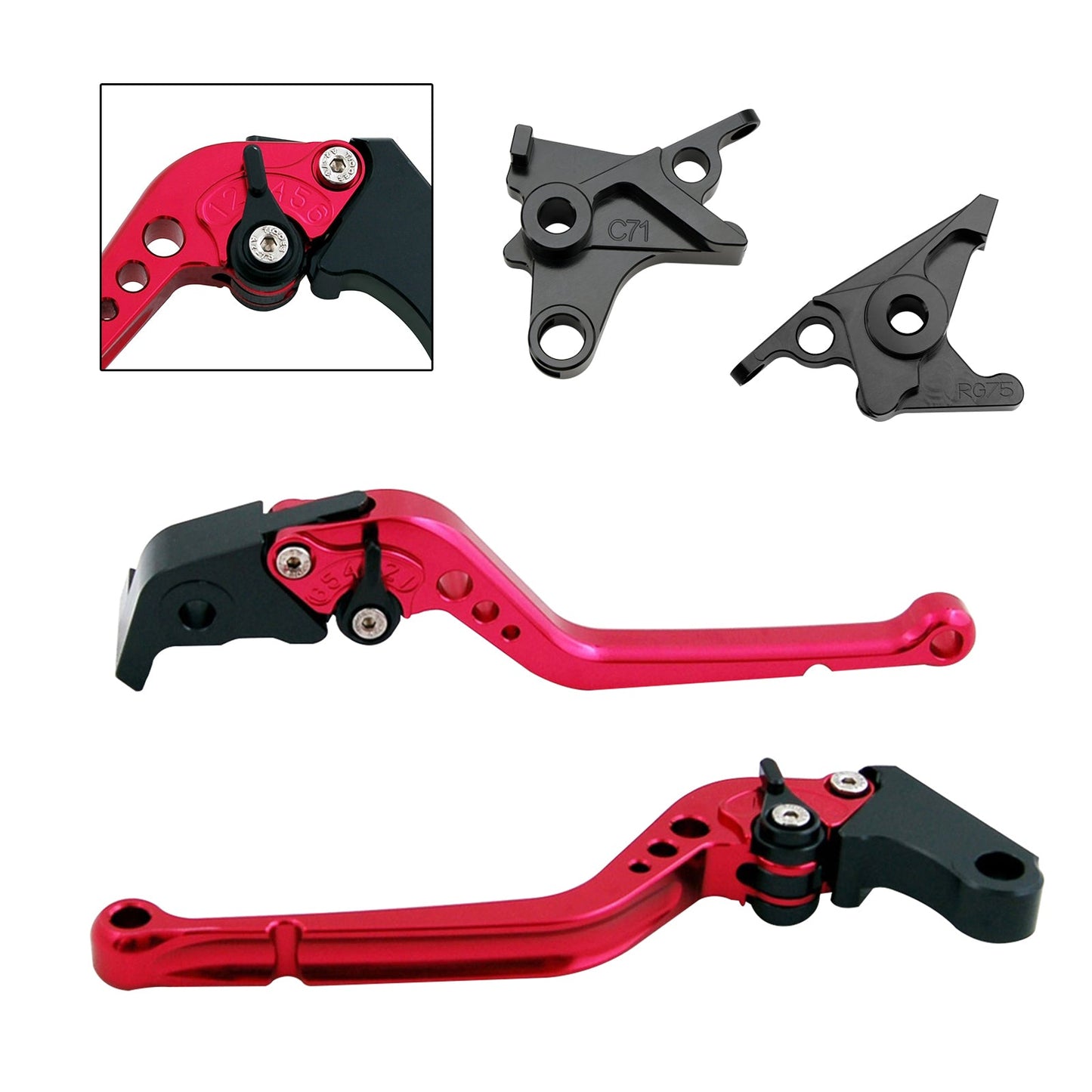 Leva frizione freno lunga adatta per BMW R NINE T /PURE/RACER 2017-2023
