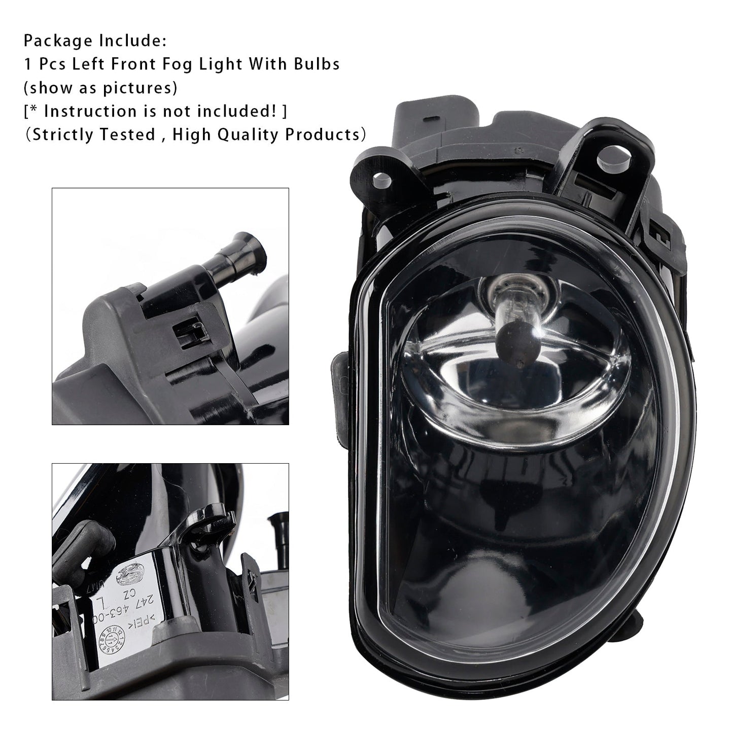 2004-2007 Audi A8 D3 1 pezzo Fendinebbia paraurti anteriore lato guida sinistro