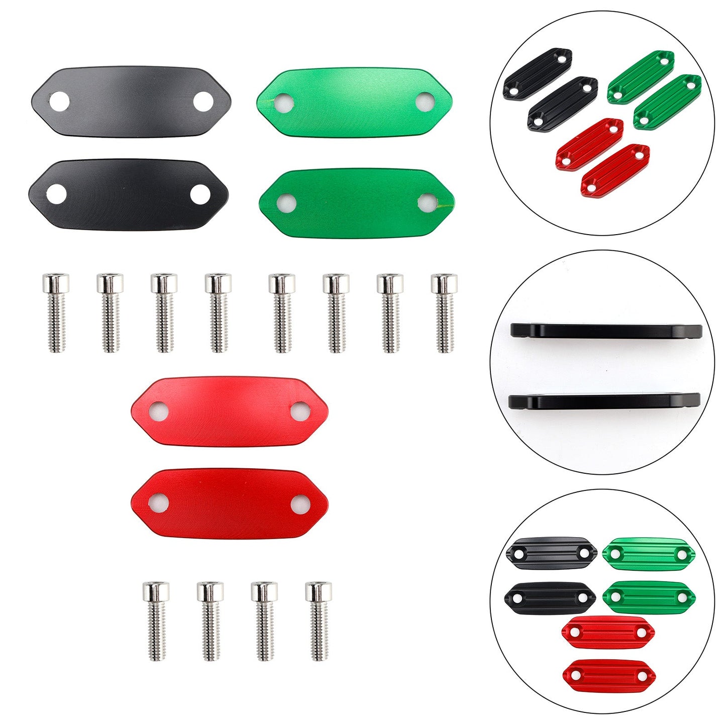 Piastra di bloccaggio per l'eliminazione dello specchio per Kawasaki Ninja 300 250 400 125 ZX6R 636