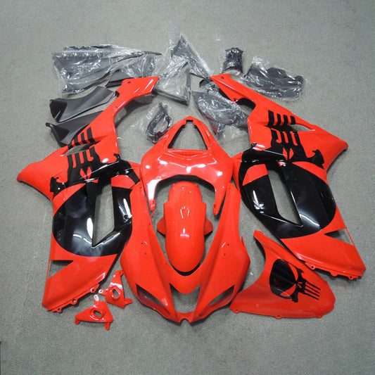 Kit carenatura iniezione in plastica ABS adatto per Kawasaki ZX6R 636 2007-2008