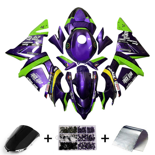 Kit carenatura iniezione in plastica ABS adatto per Kawasaki ZX10R 2004-2005