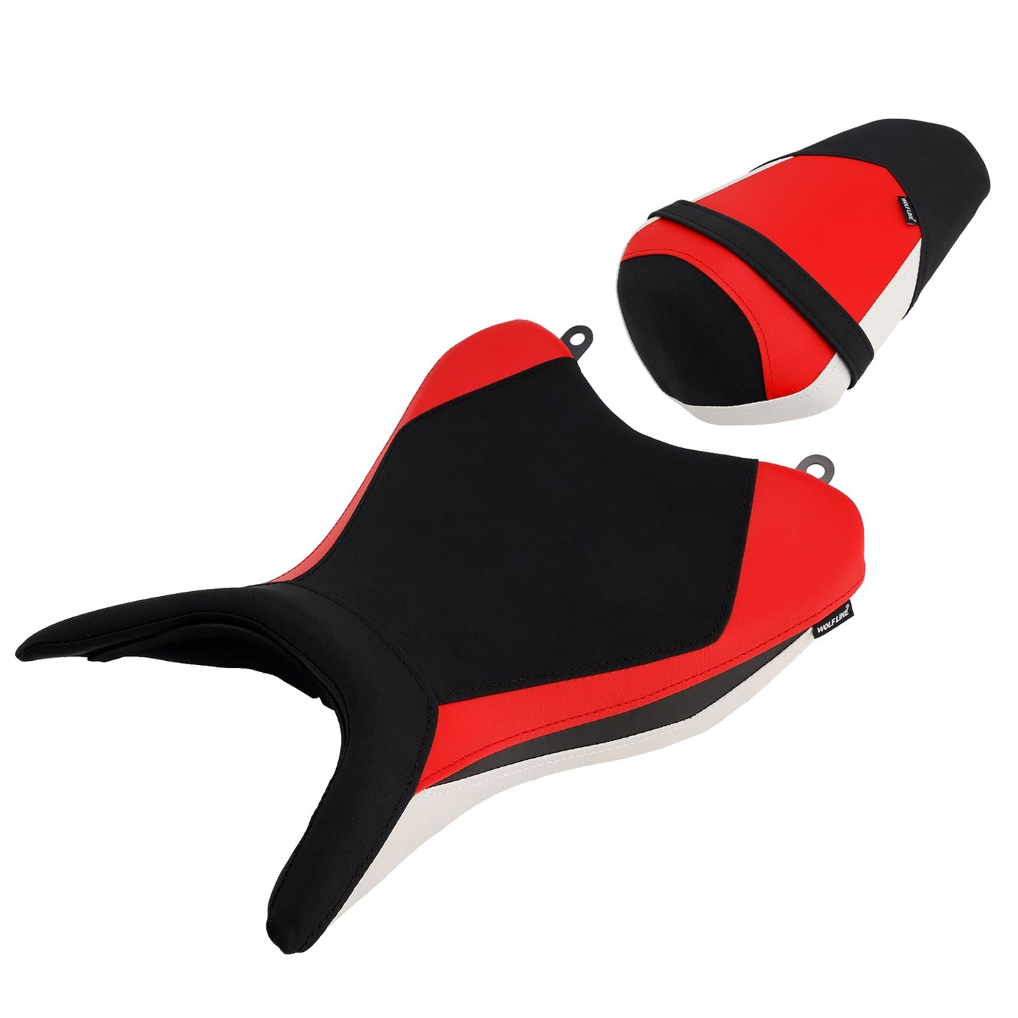 2025 - Per Yamaha Yzf-R3 2025 - Mt-03 Cuscino posteriore per sedile conducente e passeggero, colore bianco